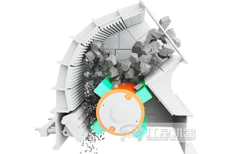 錘式破碎機作業(yè)演示 錘式破碎機作業(yè)演示