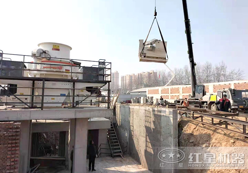 固定式石子破碎機成套設備需要基建安裝等 固定式石子破碎機成套設備需要基建安裝等