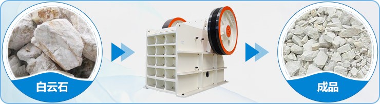 顎式破碎機處理白云石成品展示 顎式破碎機處理白云石成品展示