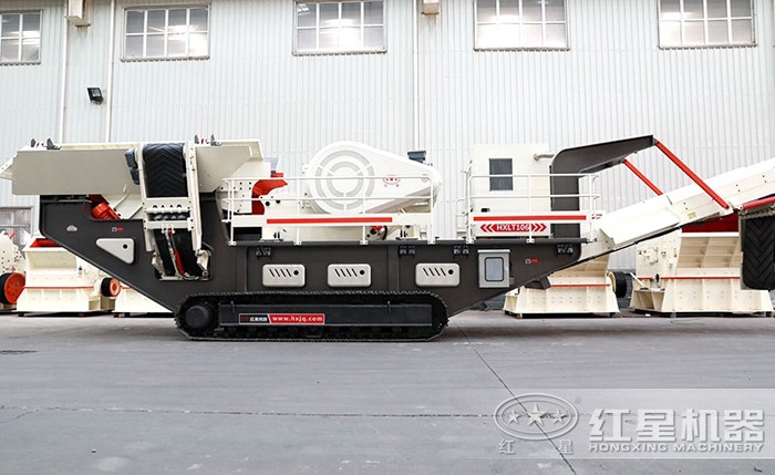 履帶式車(chē)載移動(dòng)破碎機(jī)