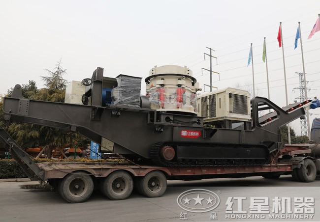 移動(dòng)履帶式液壓破碎機(jī)