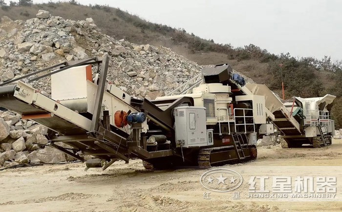 紅星北京客戶車載流動式打沙機現(xiàn)場 紅星北京客戶車載流動式打沙機現(xiàn)場