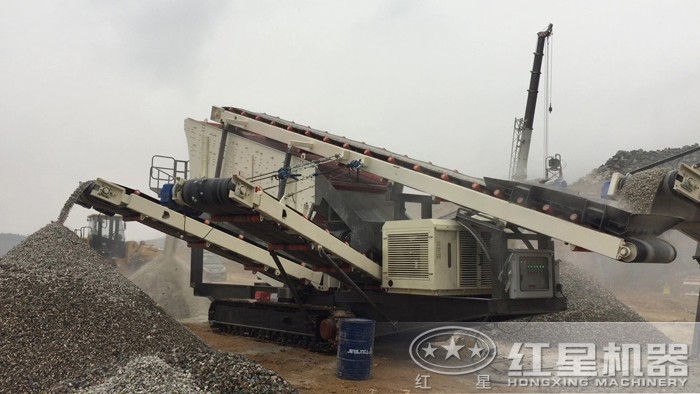 石子生產(chǎn)現(xiàn)場 石子生產(chǎn)現(xiàn)場