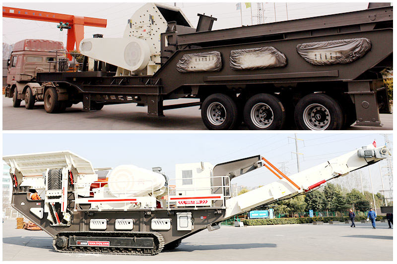 輪胎式、履帶式移動粉碎制砂機