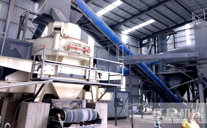 紅星制砂機客戶現(xiàn)場二