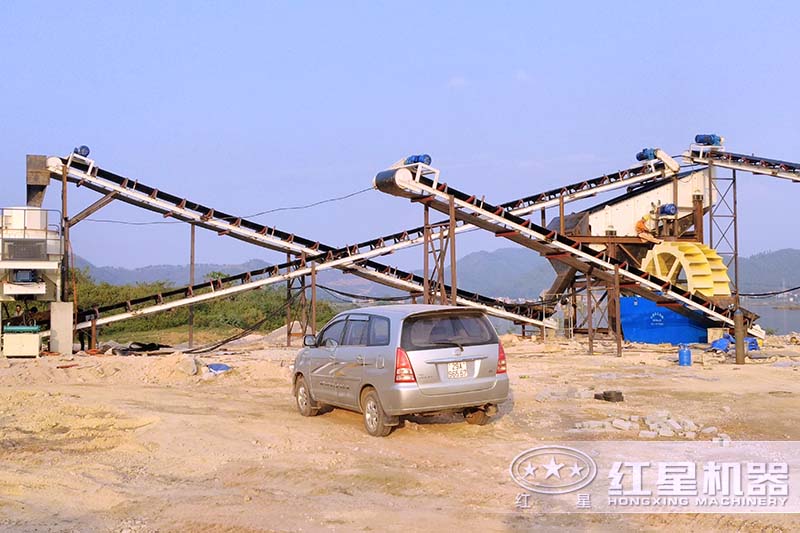 遼寧朝陽(yáng)客戶(hù)石子清洗機(jī)械生產(chǎn)線