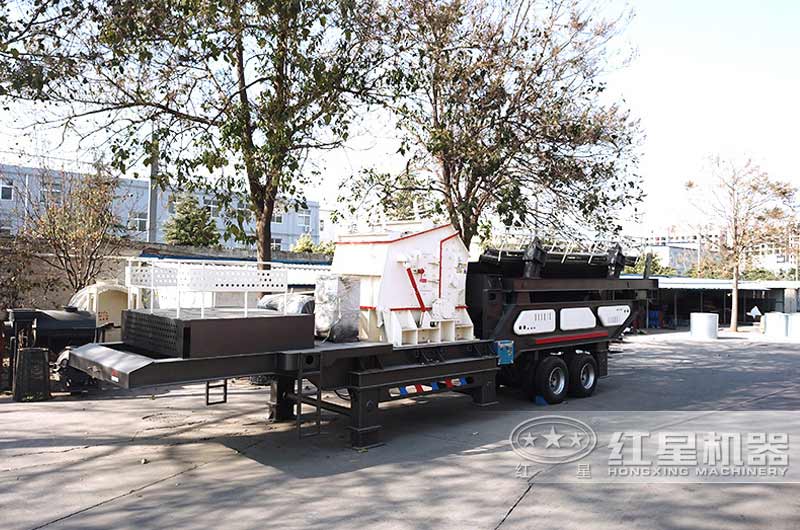 反擊破移動破碎機，破碎+篩分，省時省力