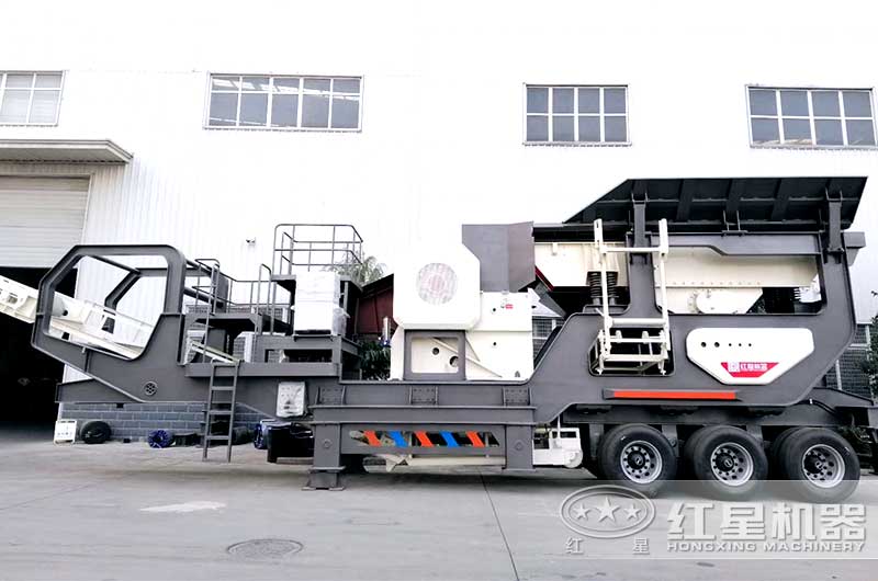 移動(dòng)式鄂式破石機(jī)，隨時(shí)移動(dòng)，智能控制