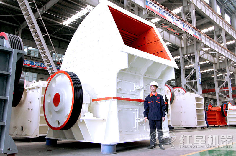 重錘式破碎機，碎石可達到一次成型，減少成本40%