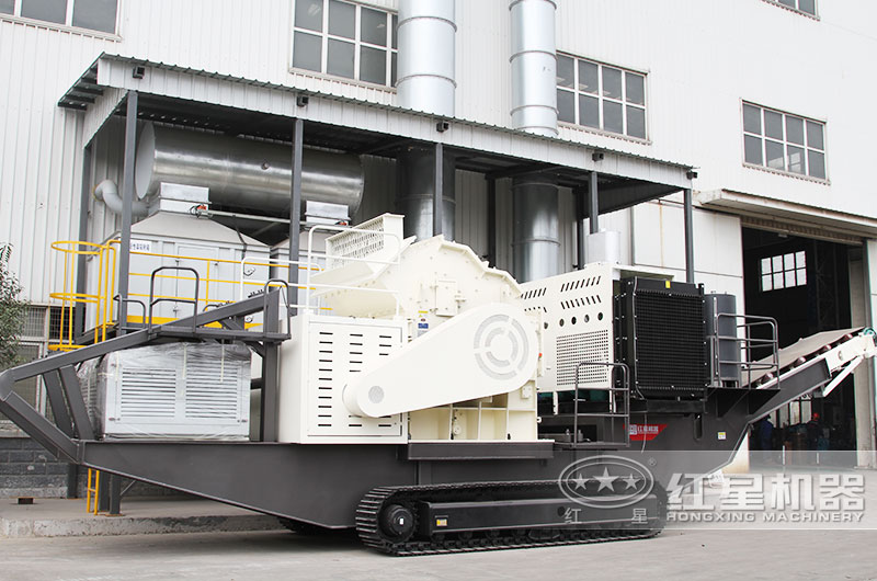 細碎破履帶式制砂機，處理細物料，級配合理