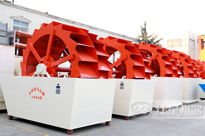 輪斗式洗砂機，洗凈度高達(dá)99%